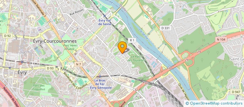 localisation de l'entreprise SCI LUNA à EVRY-COURCOURONNES