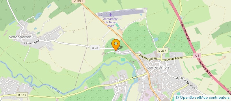 localisation de l'entreprise SCI LUNA  SARRE-UNION