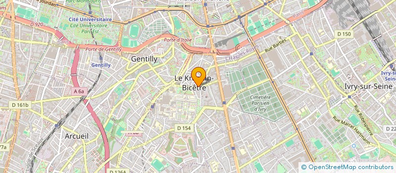 localisation de l'entreprise SCI LUNA à LE KREMLIN-BICETRE