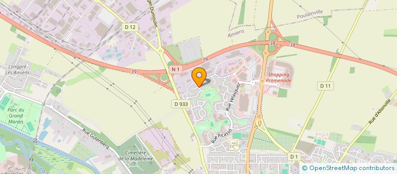 localisation de l'entreprise SCI LUNA à AMIENS