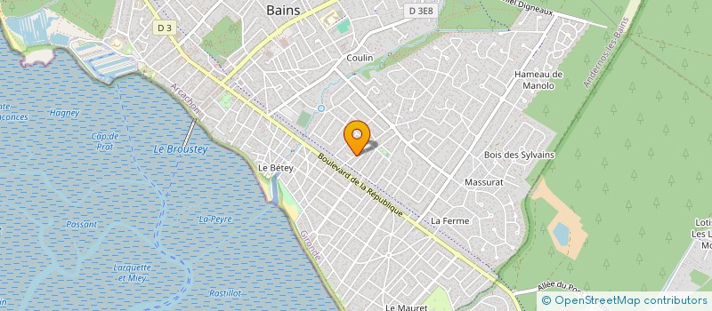 localisation de l'entreprise SCI LUNA BASTET  ANDERNOS-LES-BAINS