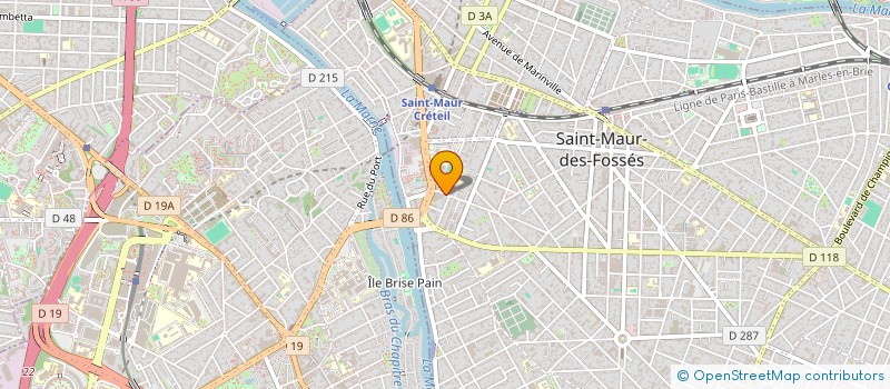 localisation de l'entreprise SCI LUNA CHIARA à SAINT-MAUR-DES-FOSSES