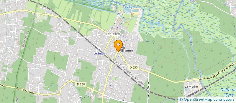 localisation de l'entreprise SCI LUNA INVEST  LE TEICH