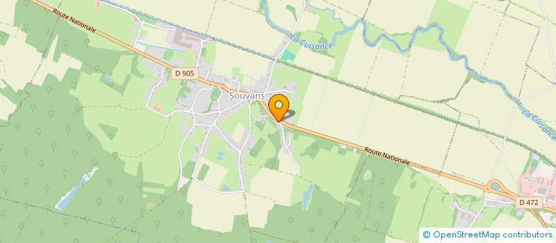 localisation de l'entreprise SCI LUNA -NINO  SOUVANS