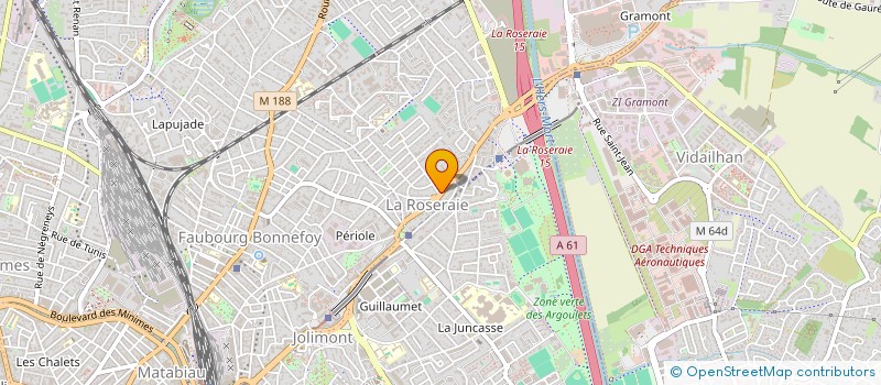 localisation de l'entreprise SCI LUNA SOL à TOULOUSE