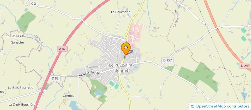 localisation de l'entreprise SCI LUNAENZO  CHOLET