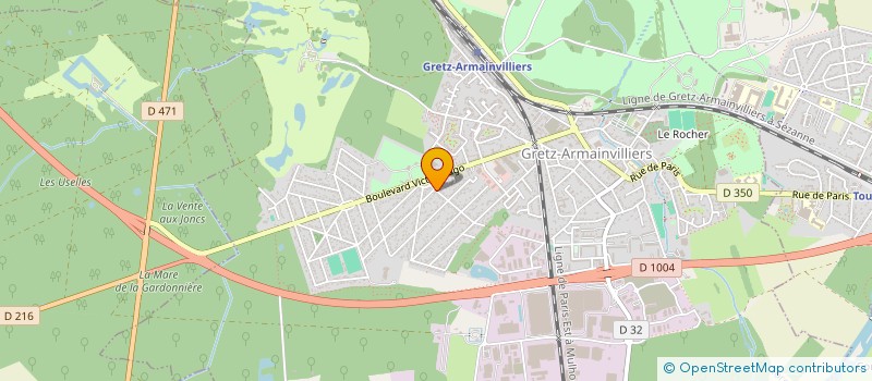 localisation de l'entreprise SCI LUNAJEM  GRETZ-ARMAINVILLIERS