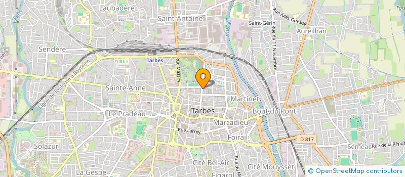 localisation de l'entreprise SCI LUNAROSSA  TARBES