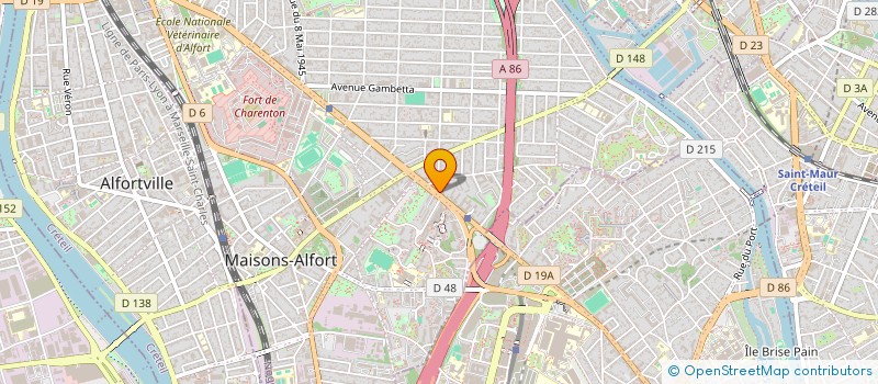 localisation de l'entreprise SCI LUNE 15 à MAISONS-ALFORT
