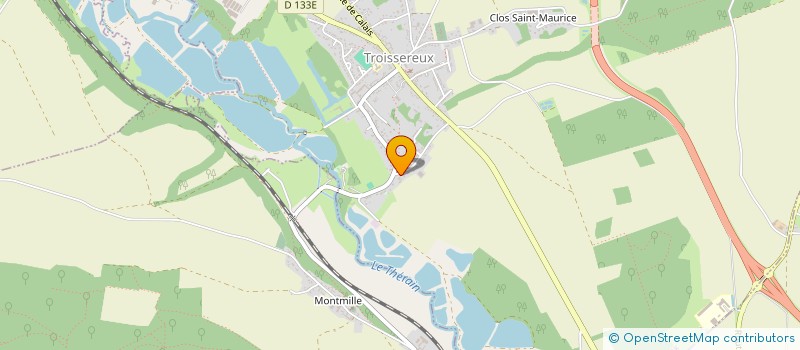 localisation de l'entreprise SCI LUNE  TROISSEREUX