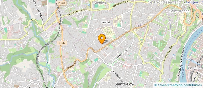 localisation de l'entreprise SCI LUNE  LYON