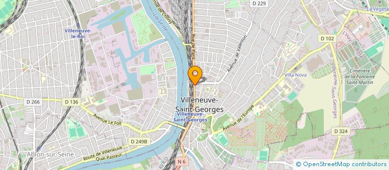 localisation de l'entreprise SCI LUNE  VILLENEUVE-SAINT-GEORGES