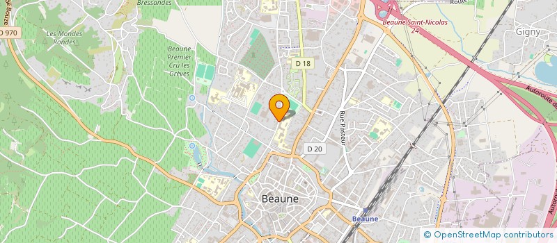 localisation de l'entreprise SCI LUNE à BEAUNE
