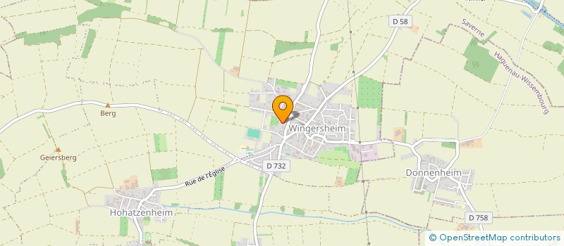 localisation de l'entreprise SCI LUNE  WINGERSHEIM LES QUATRE BANS