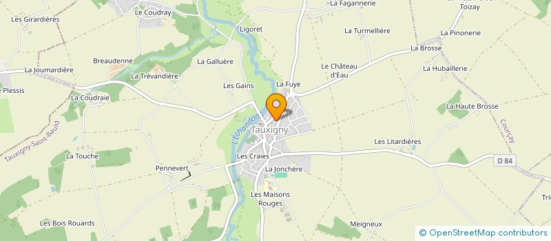 localisation de l'entreprise SCI LUNE  TAUXIGNY-SAINT-BAULD