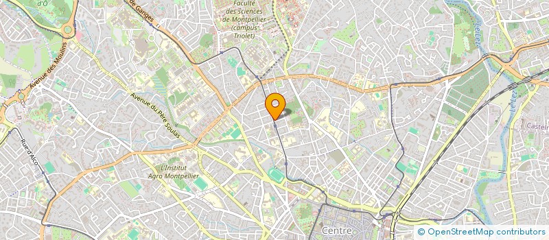 localisation de l'entreprise SCI LUNE AMETHYSTE à MONTPELLIER