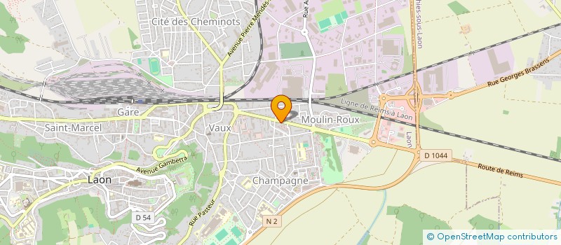 localisation de l'entreprise SCI LUNE ET SOLEIL à LAON