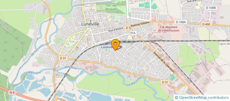 localisation de l'entreprise SCI LUNEA FAMILY  LUNEVILLE