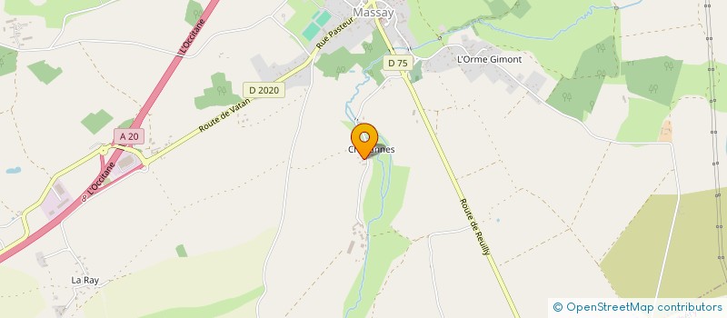 localisation de l'entreprise SCI LUNEAU à MASSAY