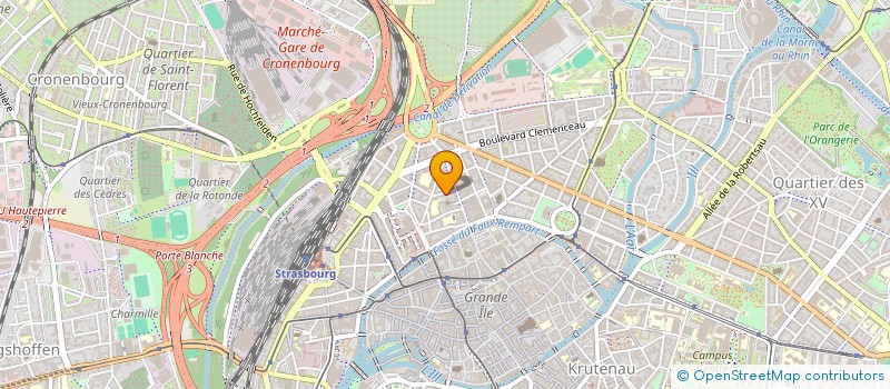 localisation de l'entreprise SCI LUNEBLEUE  STRASBOURG