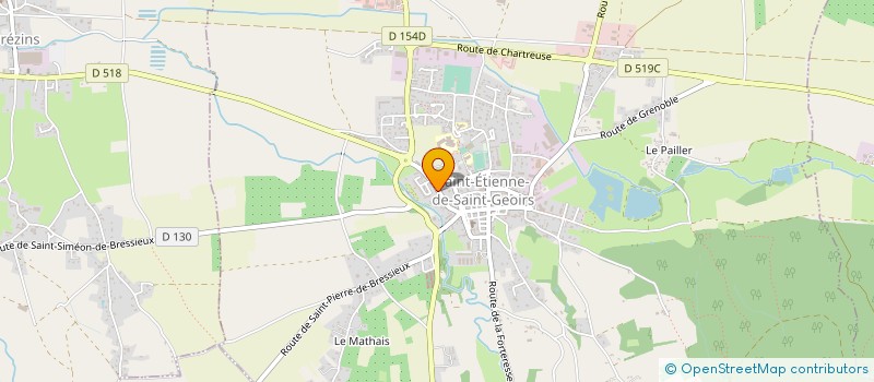 localisation de l'entreprise SCI LUNEDO à SAINT-ETIENNE-DE-SAINT-GEOIRS