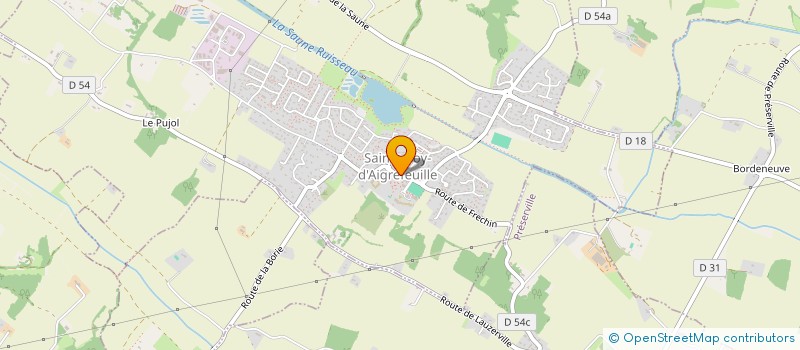 localisation de l'entreprise SCI LUNEL  SAINTE-FOY-D'AIGREFEUILLE