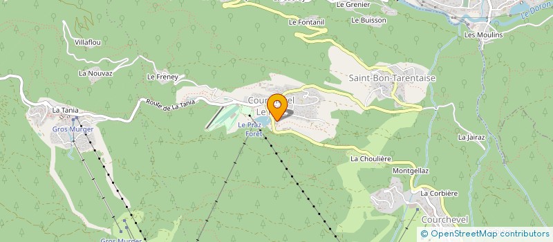 localisation de l'entreprise SCI LUNEL HABITAT à COURCHEVEL