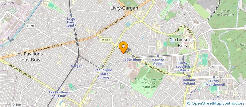 localisation de l'entreprise SCI LUNEVA à LIVRY-GARGAN