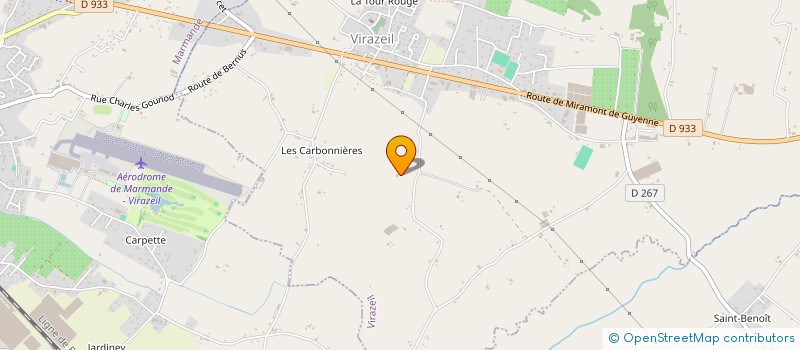 localisation de l'entreprise SCI LUNI  BIRAC-SUR-TREC