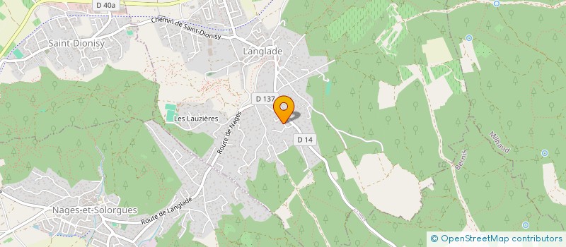 localisation de l'entreprise SCI LUNI  LANGLADE