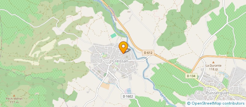 localisation de l'entreprise SCI LUNIC  CREISSAN