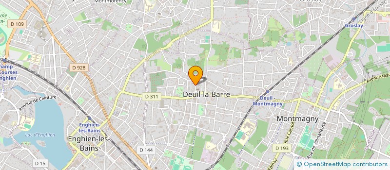 localisation de l'entreprise SCI LUNIC  DEUIL-LA-BARRE