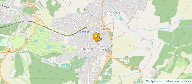 localisation de l'entreprise SCI LUNICAM à LUZARCHES