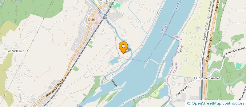 localisation de l'entreprise SCI LUNICO  MEYSSE