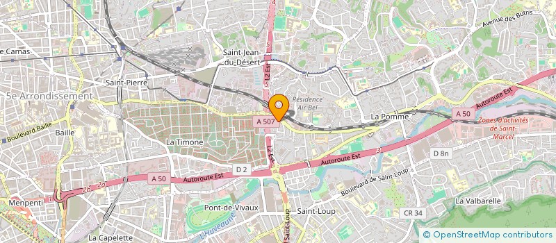 localisation de l'entreprise SCI LUNIMMO à MARSEILLE