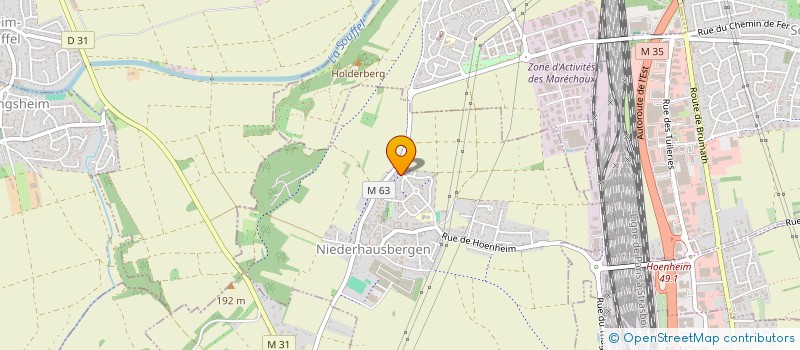 localisation de l'entreprise SCI LUNIN  NIEDERHAUSBERGEN