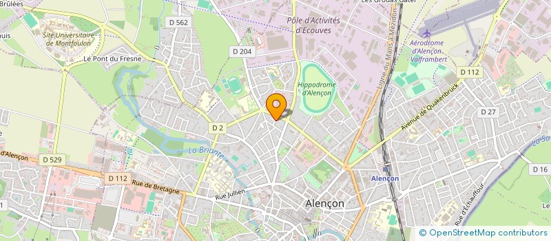 localisation de l'entreprise SCI LUNIS à ALENCON