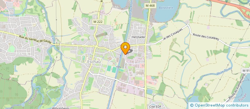 localisation de l'entreprise SCI LUNO  ESCHAU