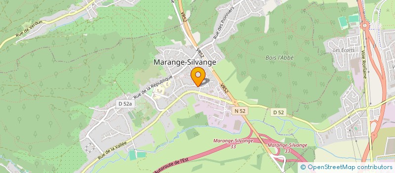 localisation de l'entreprise SCI LUO  MARANGE-SILVANGE