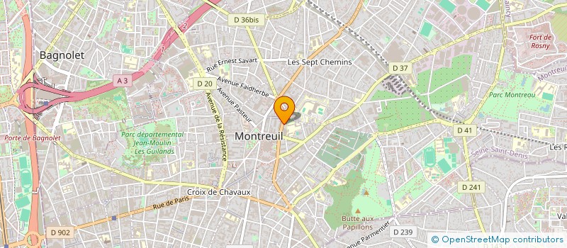 localisation de l'entreprise SCI LUONG ALAMICHEL à MONTREUIL
