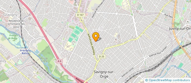 localisation de l'entreprise SCI LUPA à SAVIGNY-SUR-ORGE