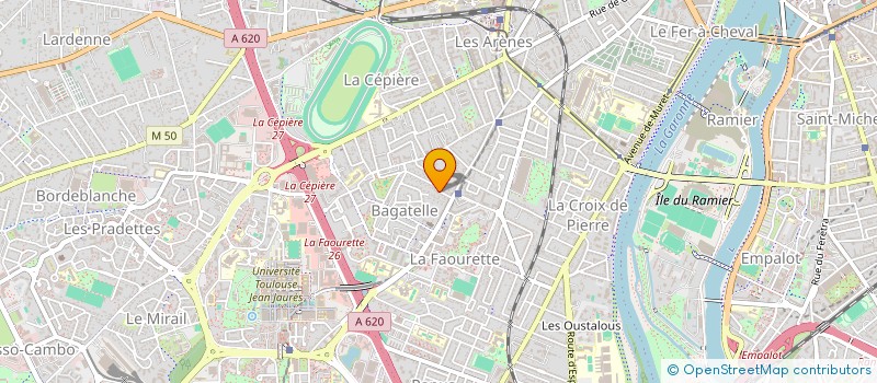 localisation de l'entreprise SCI LUPANE à TOULOUSE