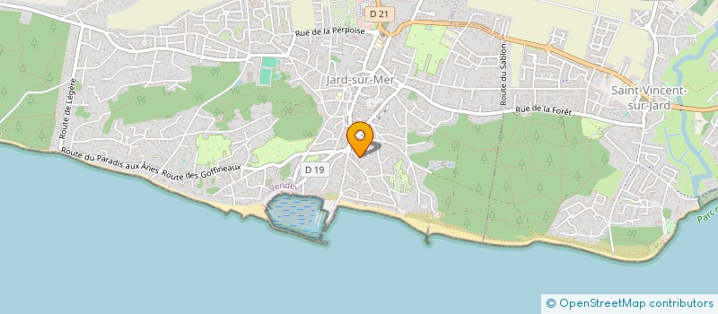 localisation de l'entreprise SCI LUPARIENNE à JARD-SUR-MER