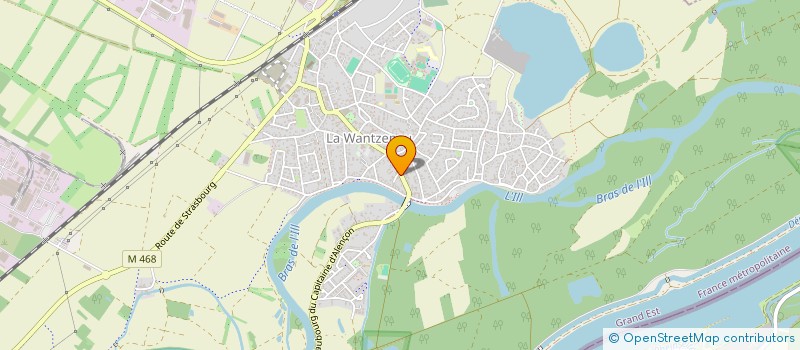 localisation de l'entreprise SCI LUPAU  LA WANTZENAU