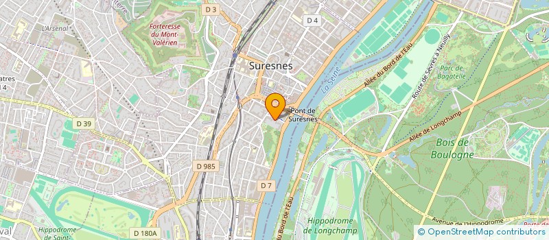 localisation de l'entreprise SCI LUPAU à SURESNES