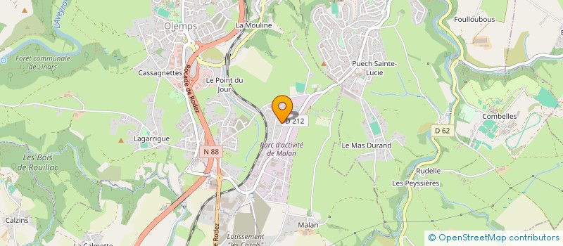 localisation de l'entreprise SCI LUPHILIS à DRUELLE BALSAC