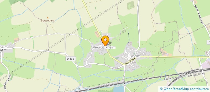 localisation de l'entreprise SCI LUPIN  VIEUX-LIXHEIM