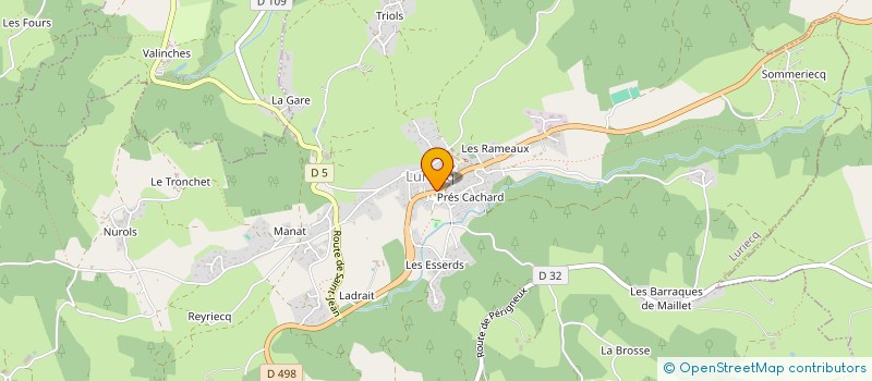 localisation de l'entreprise SCI LUPOCAP  LURIECQ