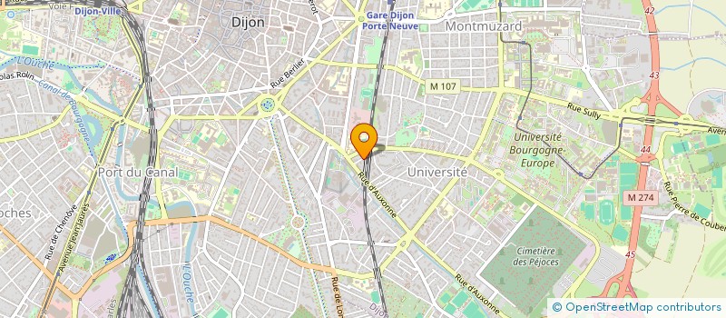 localisation de l'entreprise SCI LUPPINO à DIJON