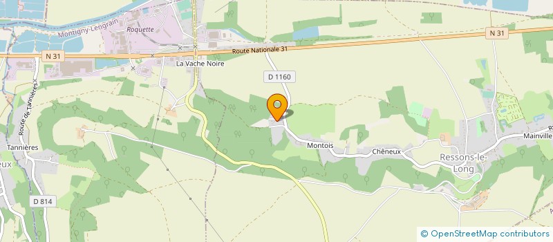 localisation de l'entreprise SCI LUPU  RESSONS-LE-LONG